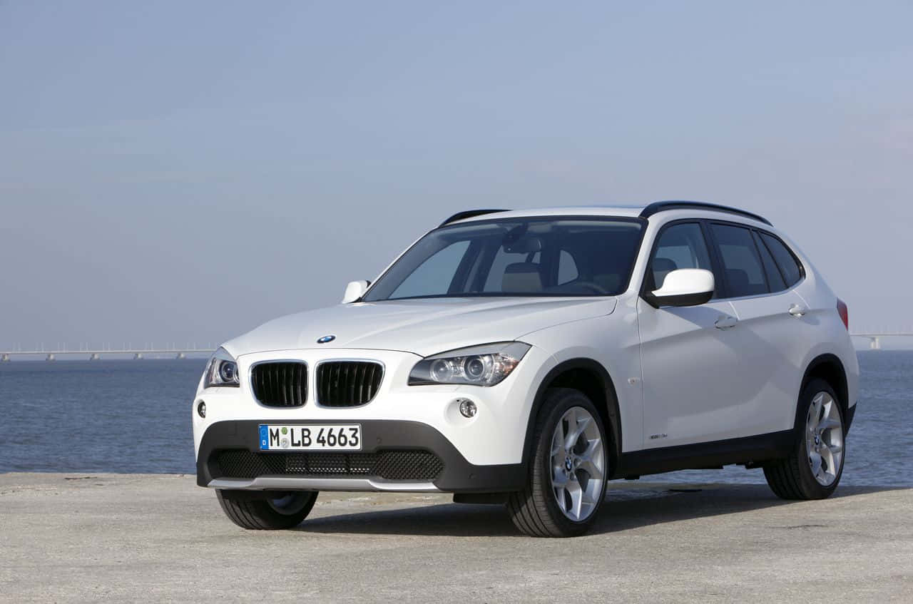 Sleek and Stylish: The BMW X1 in Motion Wallpaper