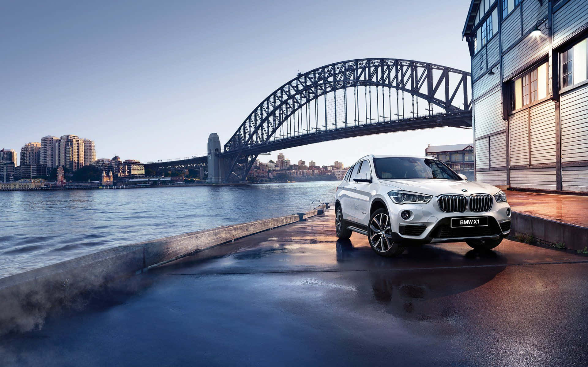 Captivating BMW X1 on the road Wallpaper