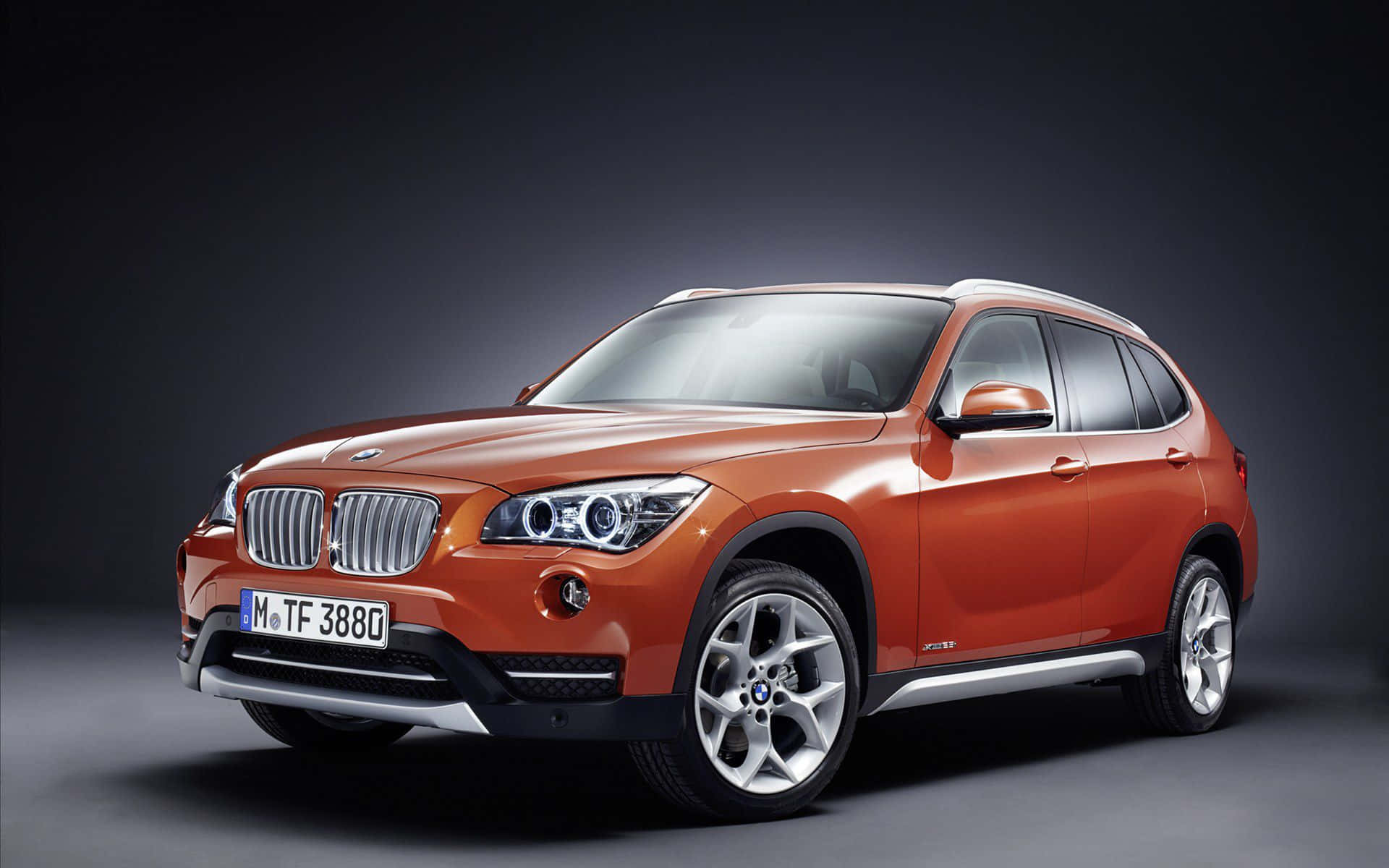 Sleek BMW X1 in Motion Wallpaper