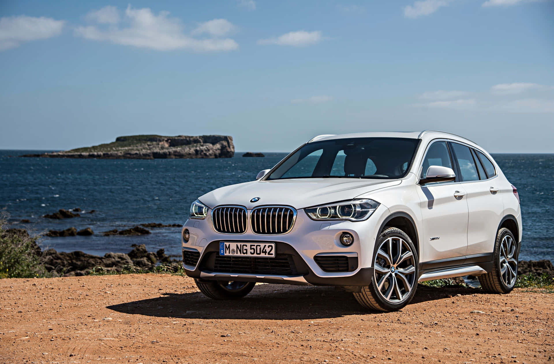 Stunning BMW X1 on the Open Road Wallpaper