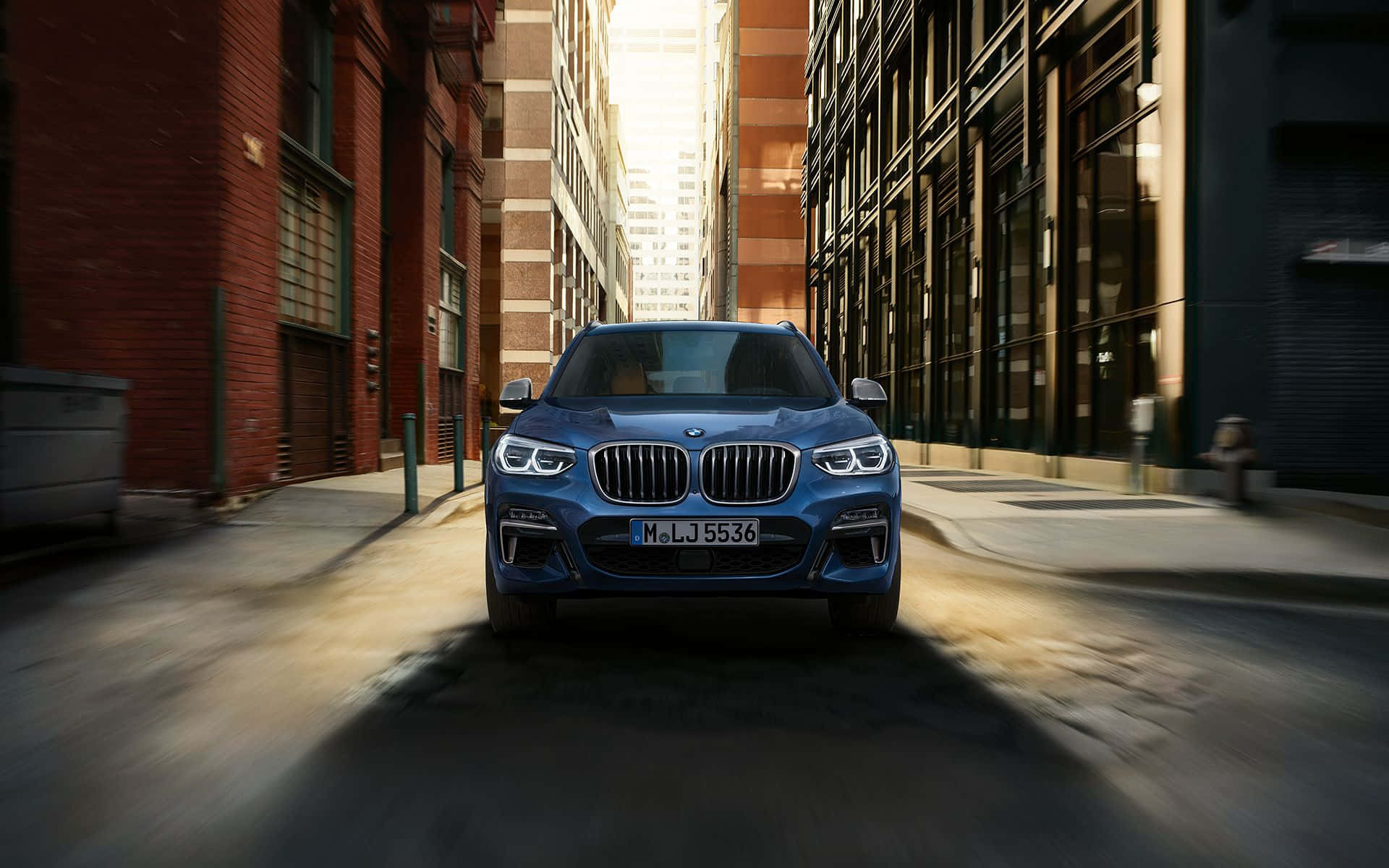 Sleek BMW X3 conquers dynamically the road Wallpaper