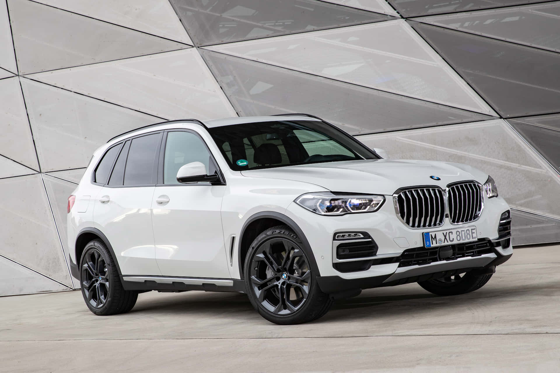 Luxurious BMW X5 in Motion Wallpaper
