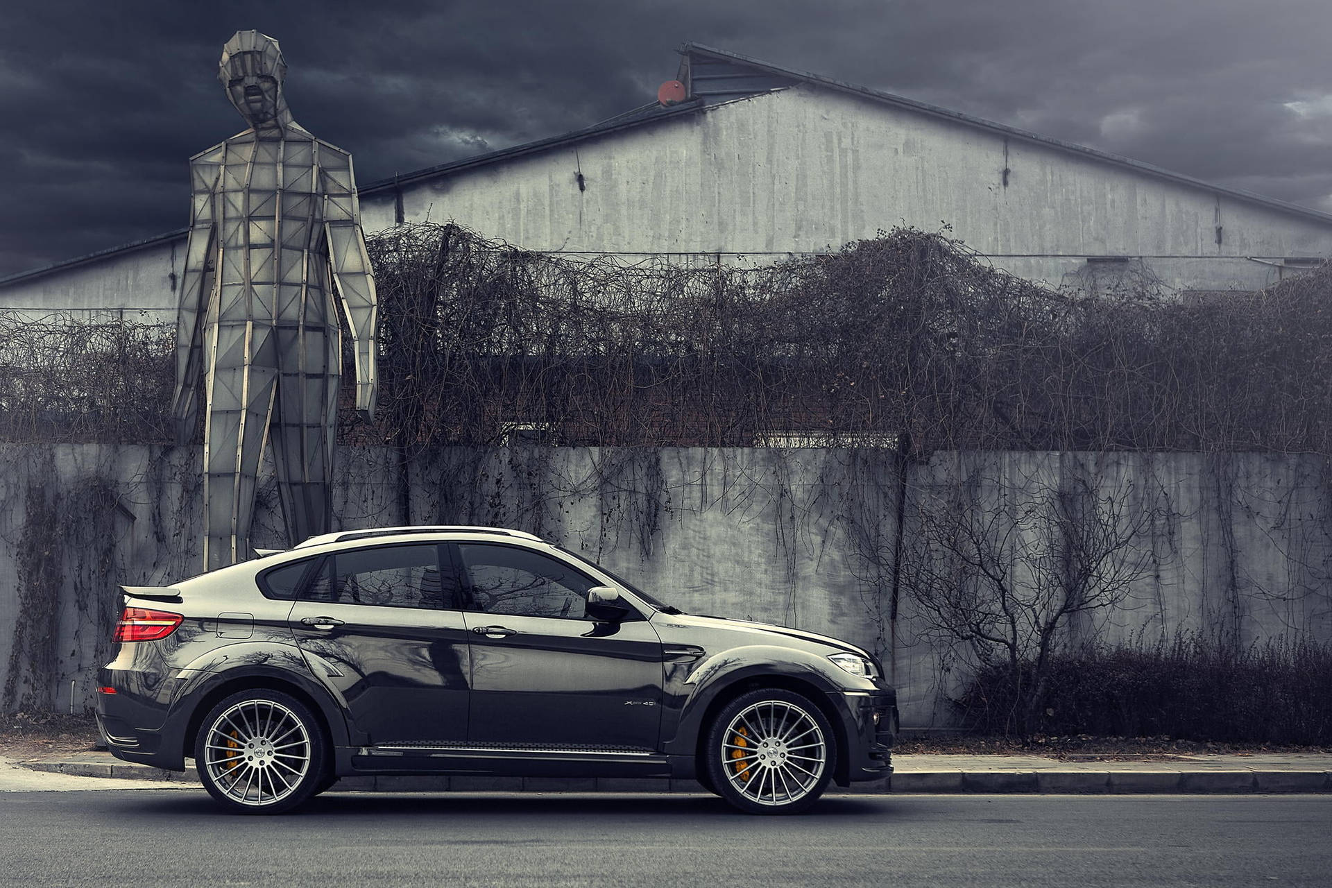 BMW X6 M By A Sculpture Wallpaper