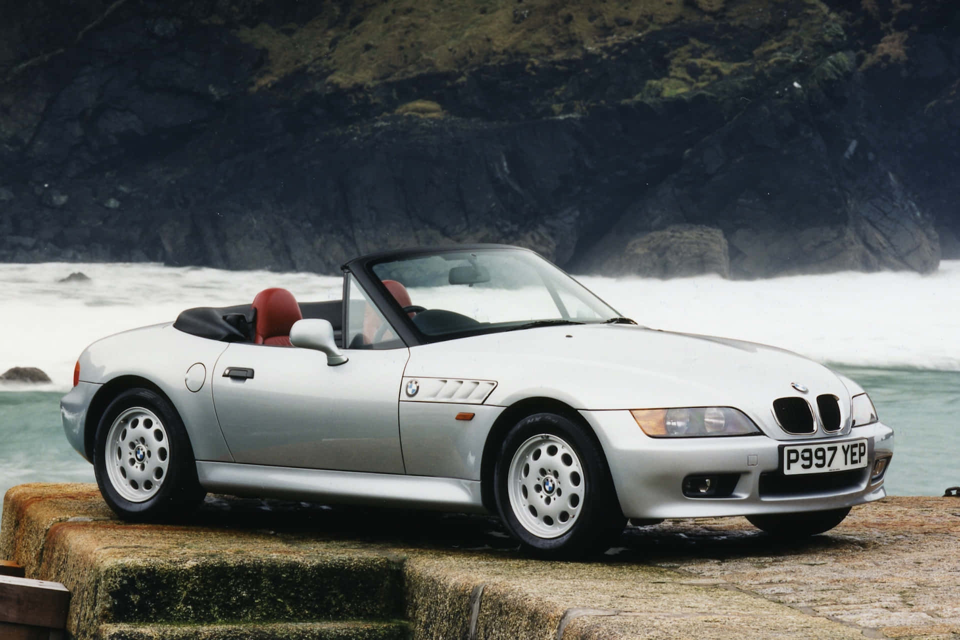 Stunning BMW Z3 Roadster on Scenic Route Wallpaper
