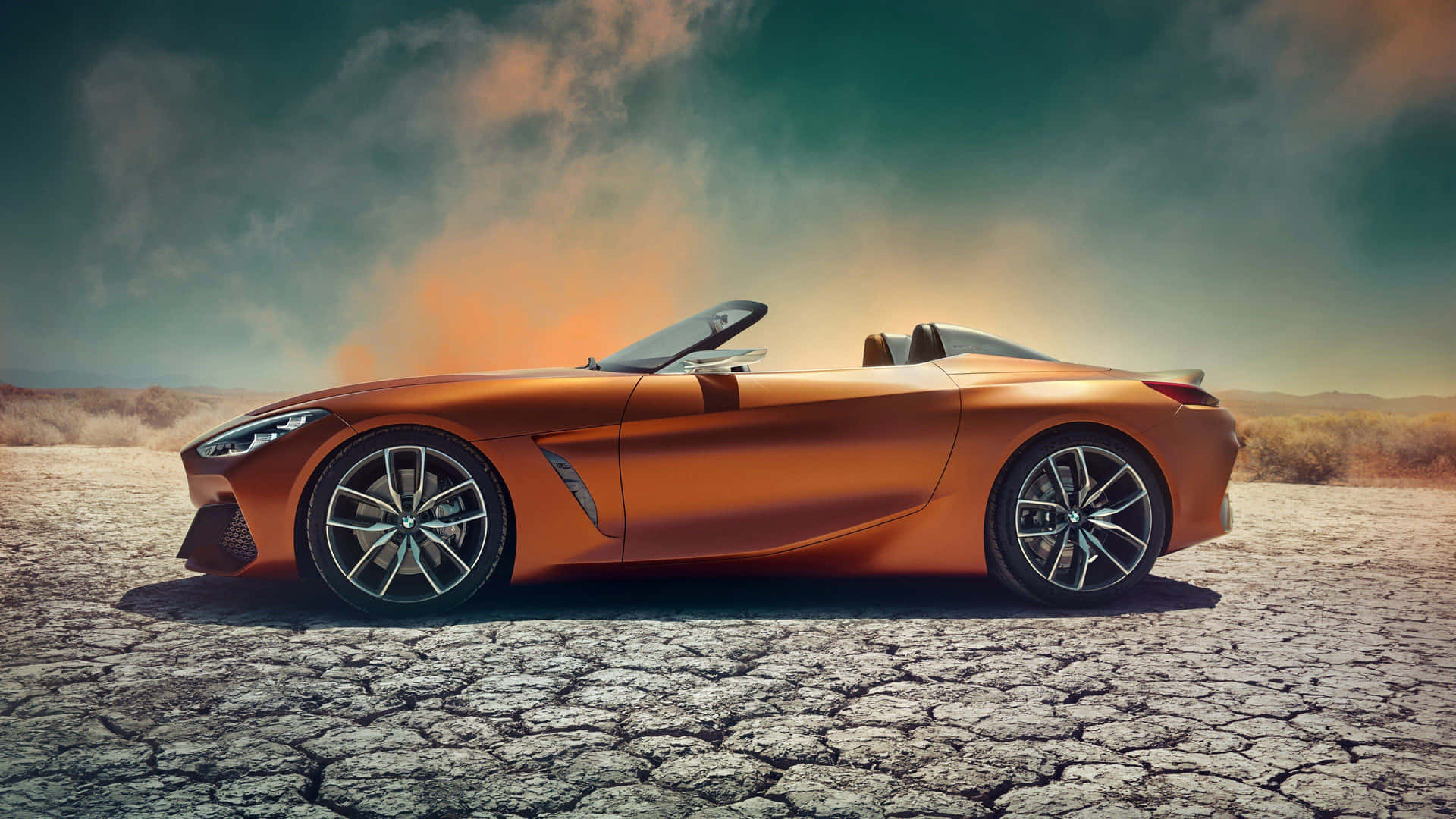 Sleek and Stylish BMW Z4 Roadster Wallpaper