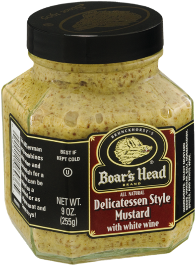 Boars Head Delicatessen Style Mustard PNG