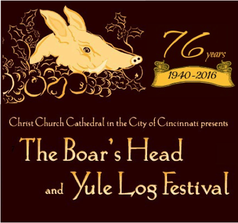Boars Head Yule Log Festival Poster19402016 PNG
