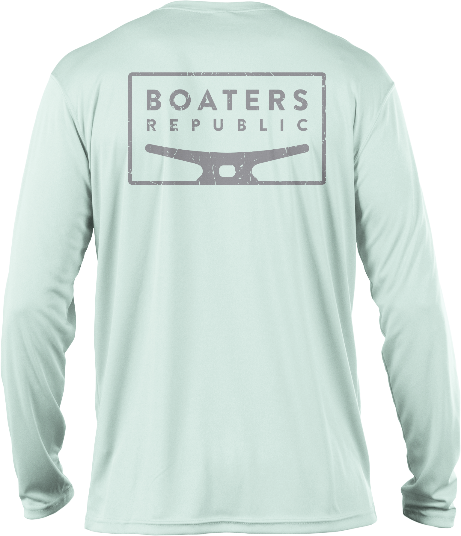 Boaters Republic Long Sleeve Shirt Back View PNG