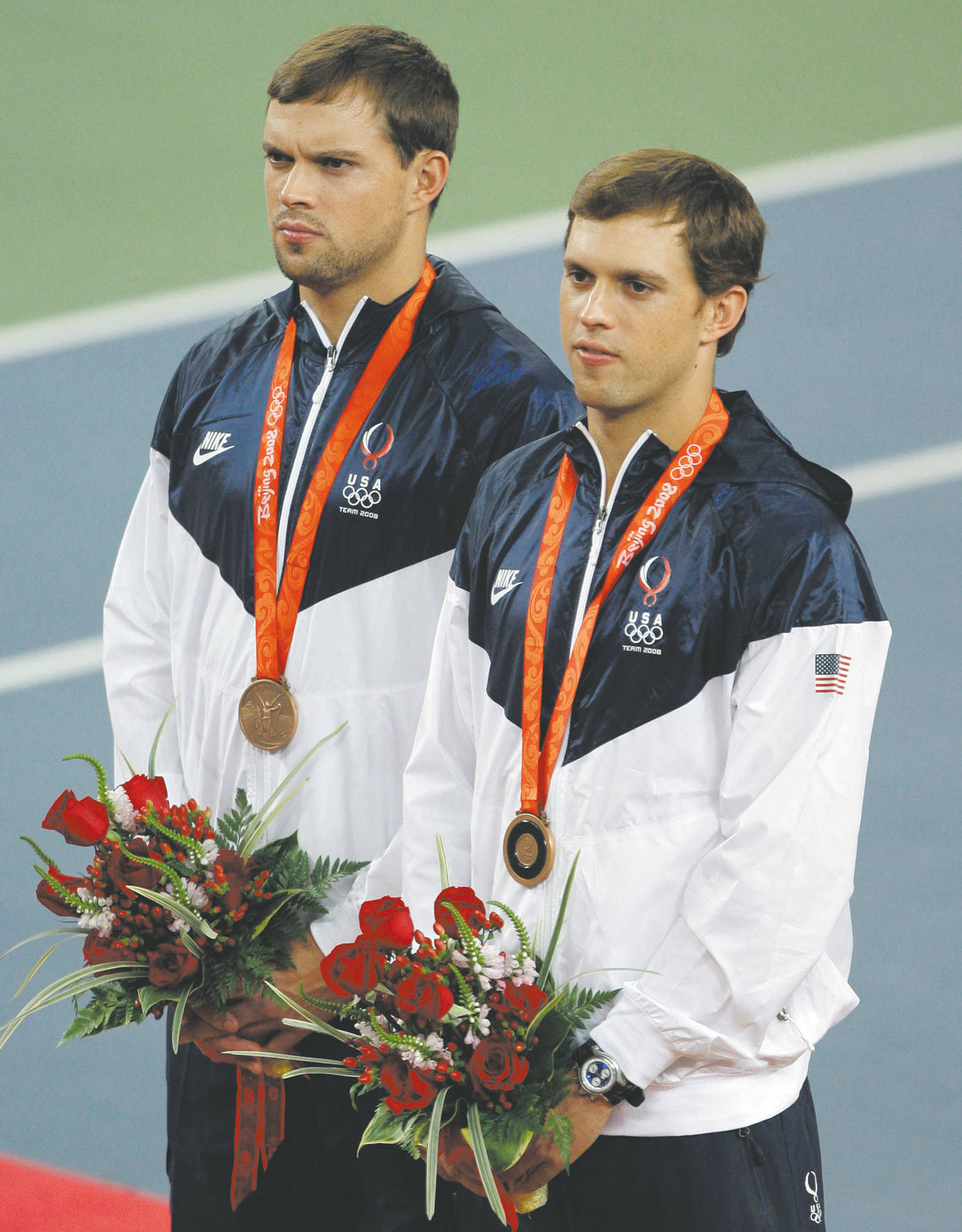 Bob Bryan And Mike With Medals Wallpaper