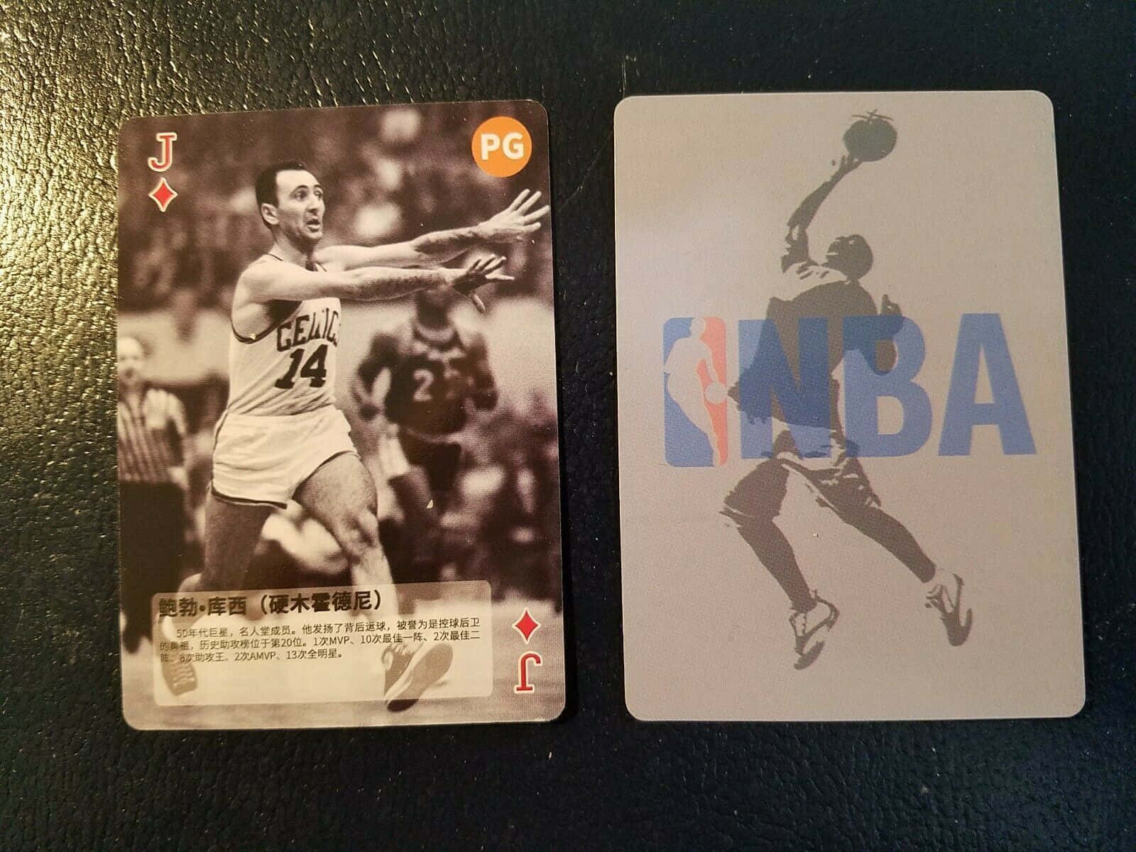 Bob Cousy NBA Photocard Wallpaper