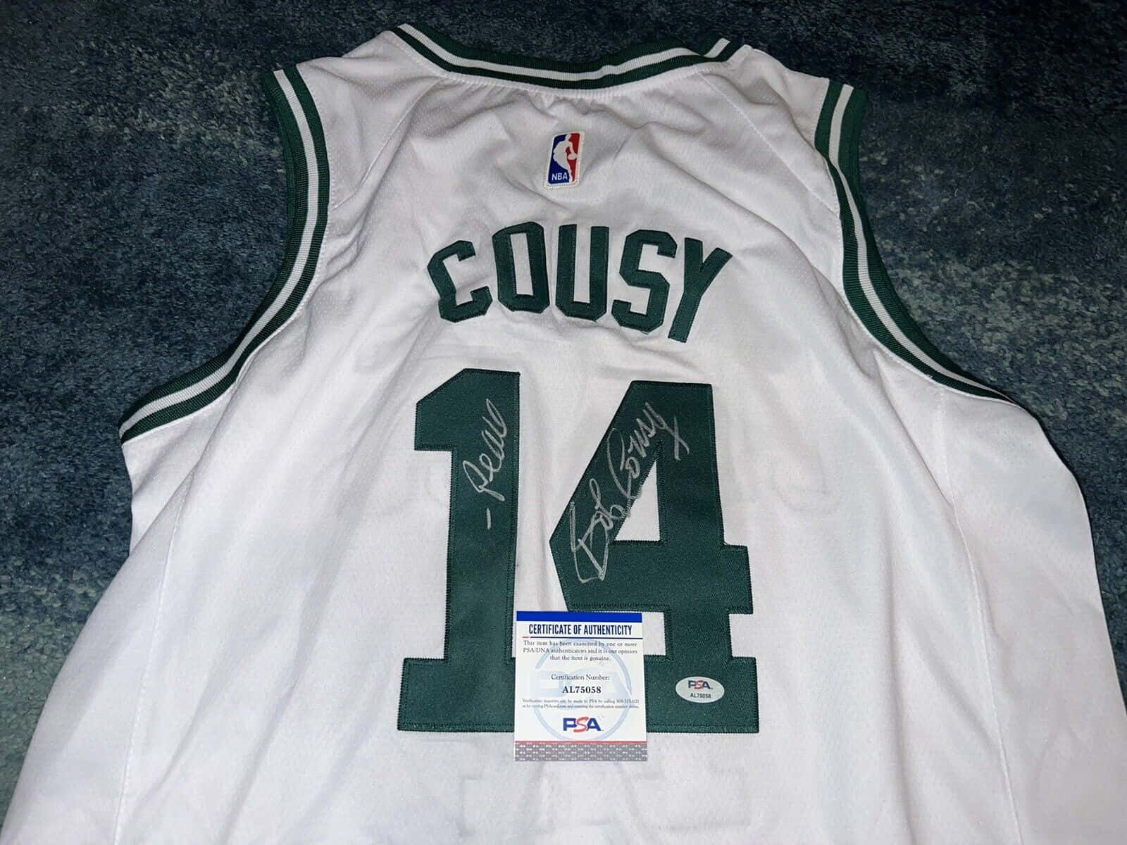 Bob Cousy NBA Team Jersey Wallpaper