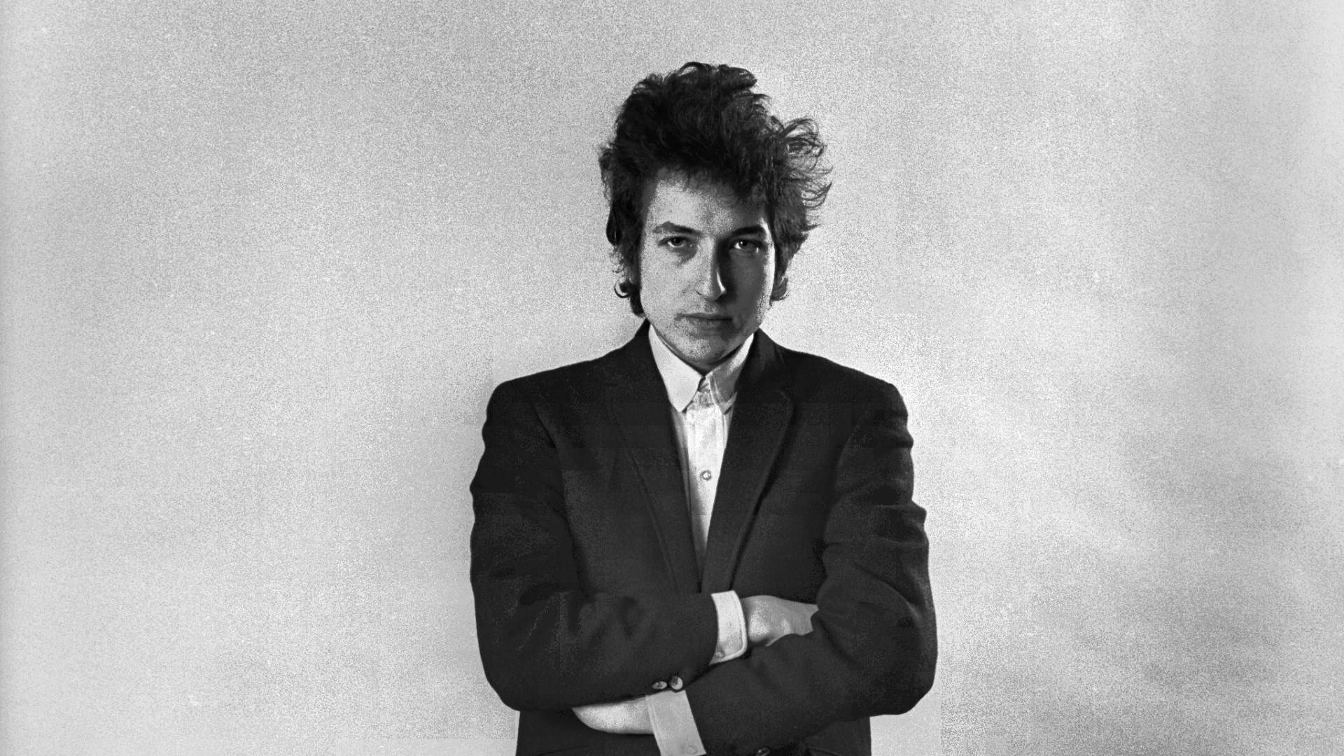 Bob Dylan Singer Songwriter Portrait Wallpaper