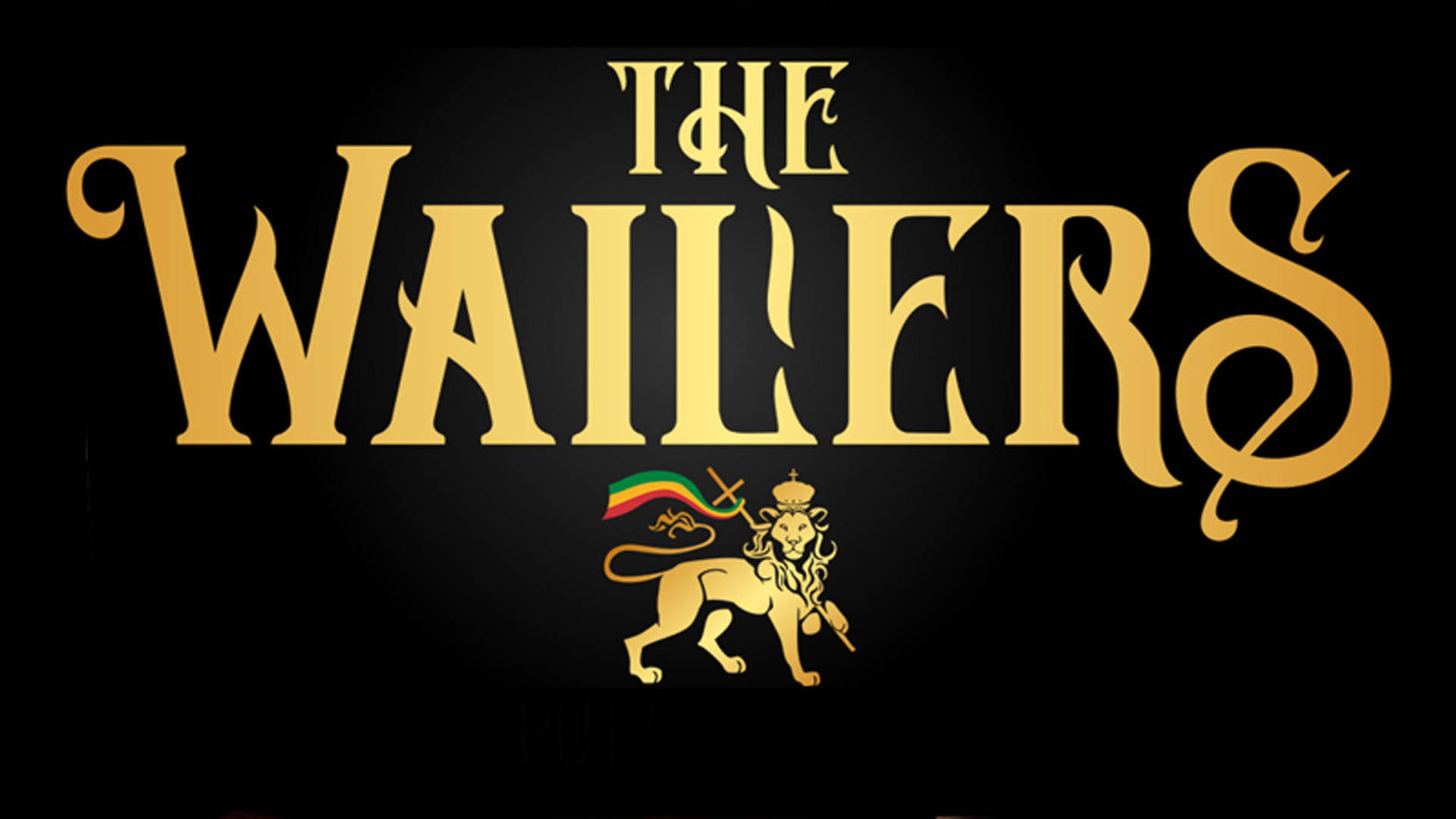 Bobmarley Och The Wailers Band Logotypen. Wallpaper