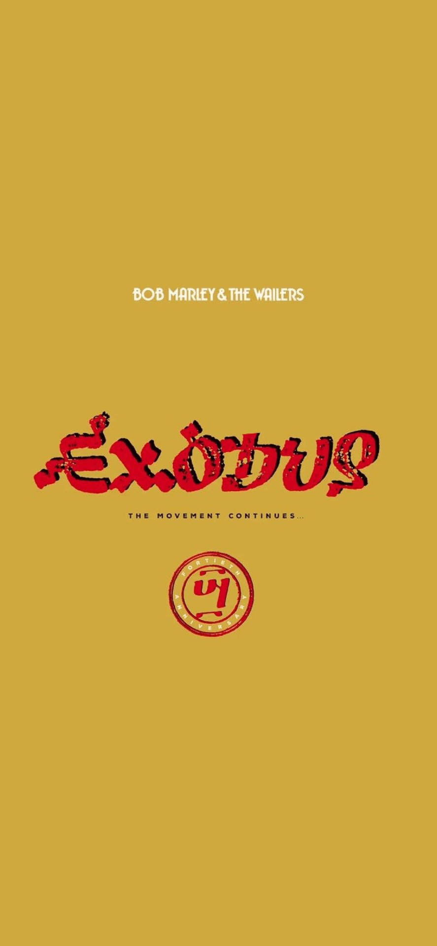 Bobmarley Och The Wailers Exodus Album Wallpaper