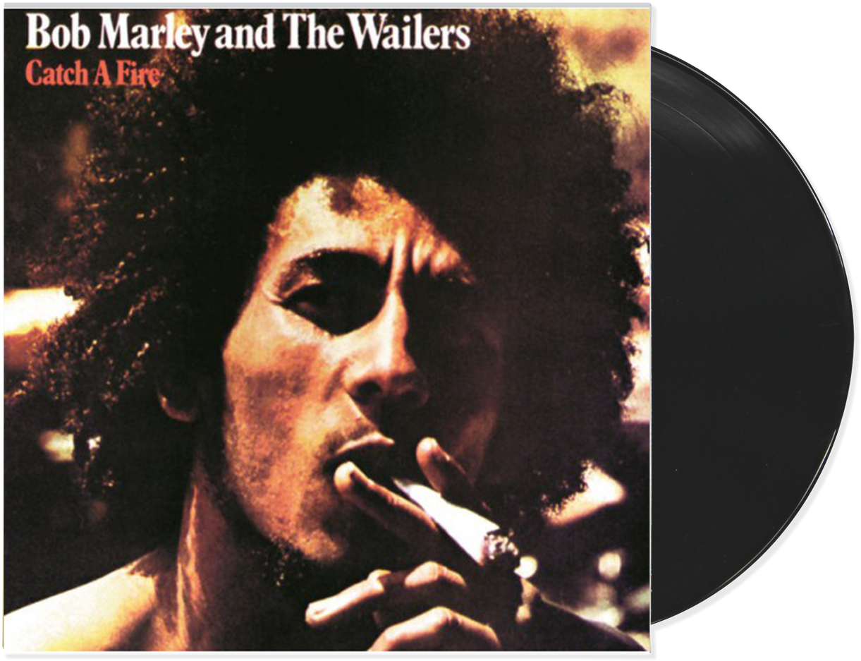 Bob Marley Catch A Fire Album Cover PNG