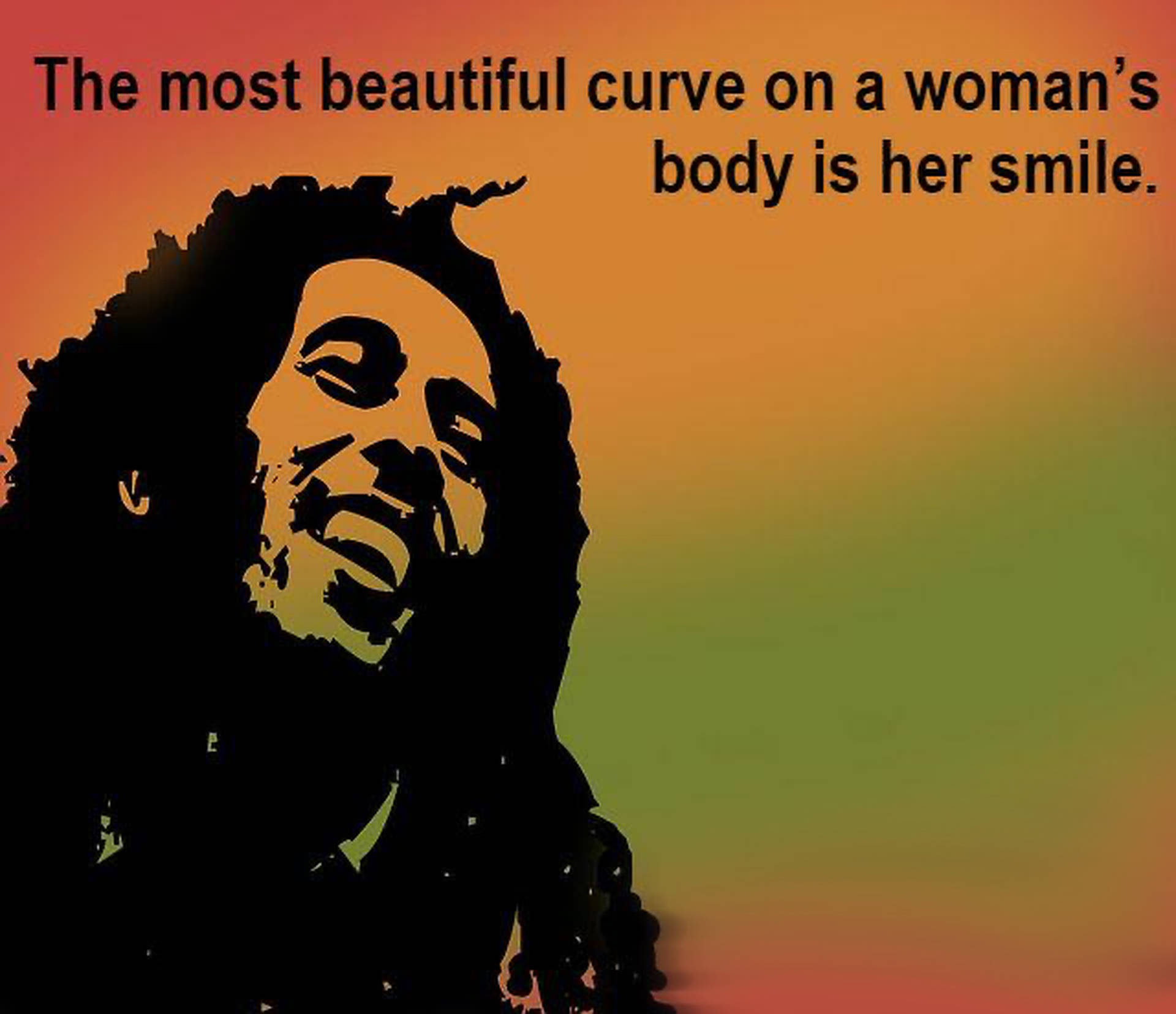 Bob Marley Quotes Gradient Picture
