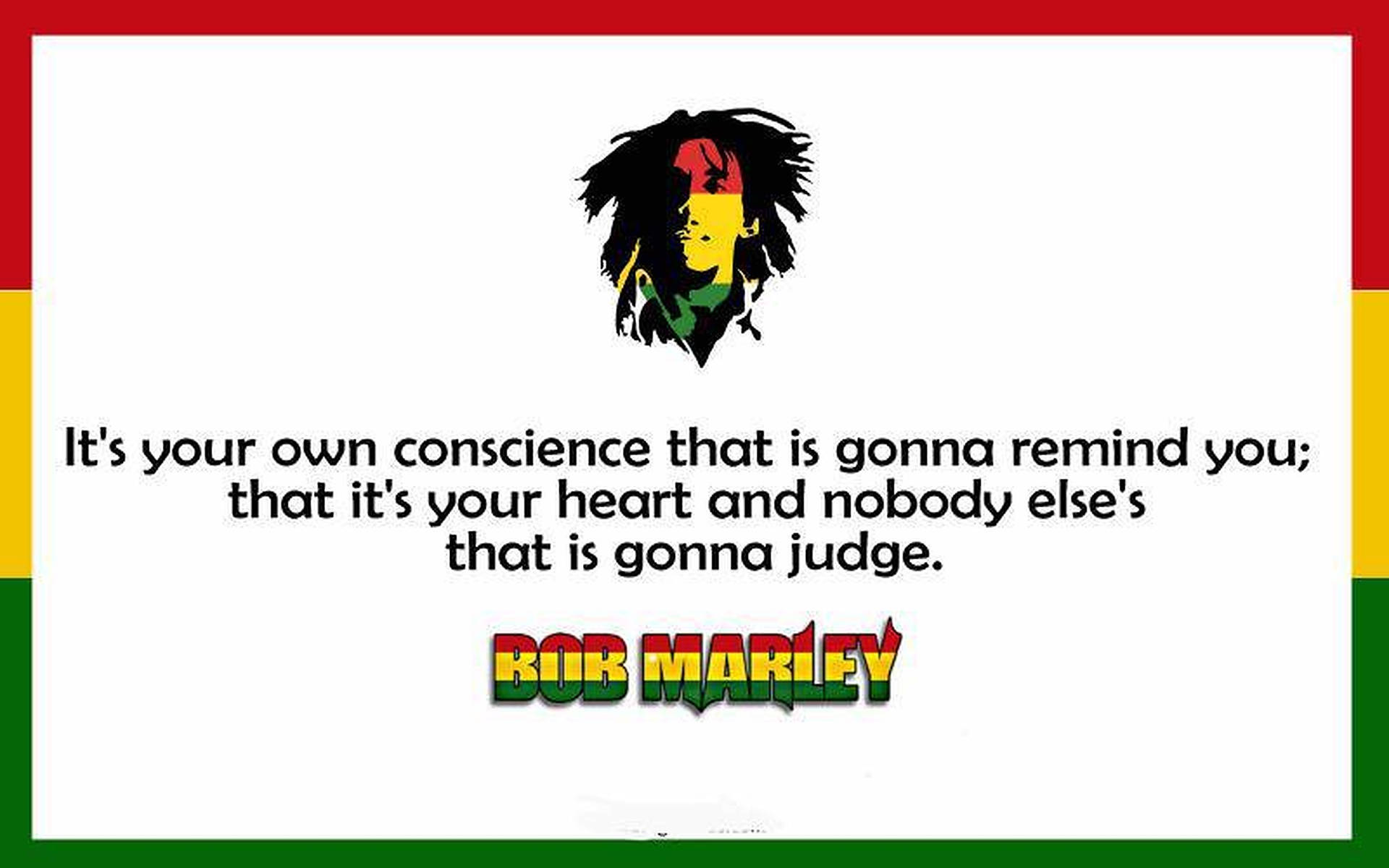 Bob Marley Quotes Red Green Art Picture