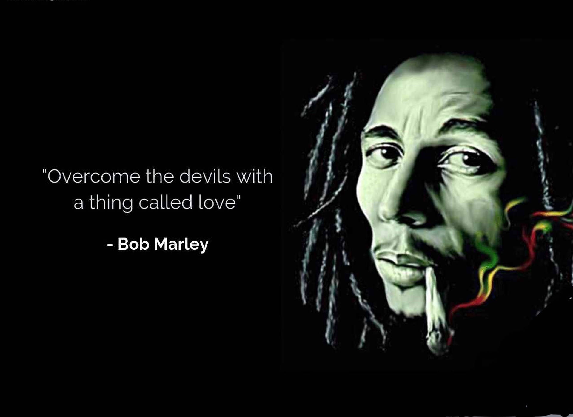 Bob Marley Quotes Smoking Picture