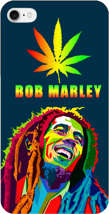 Bob Marley Rasta Color Phone Case PNG