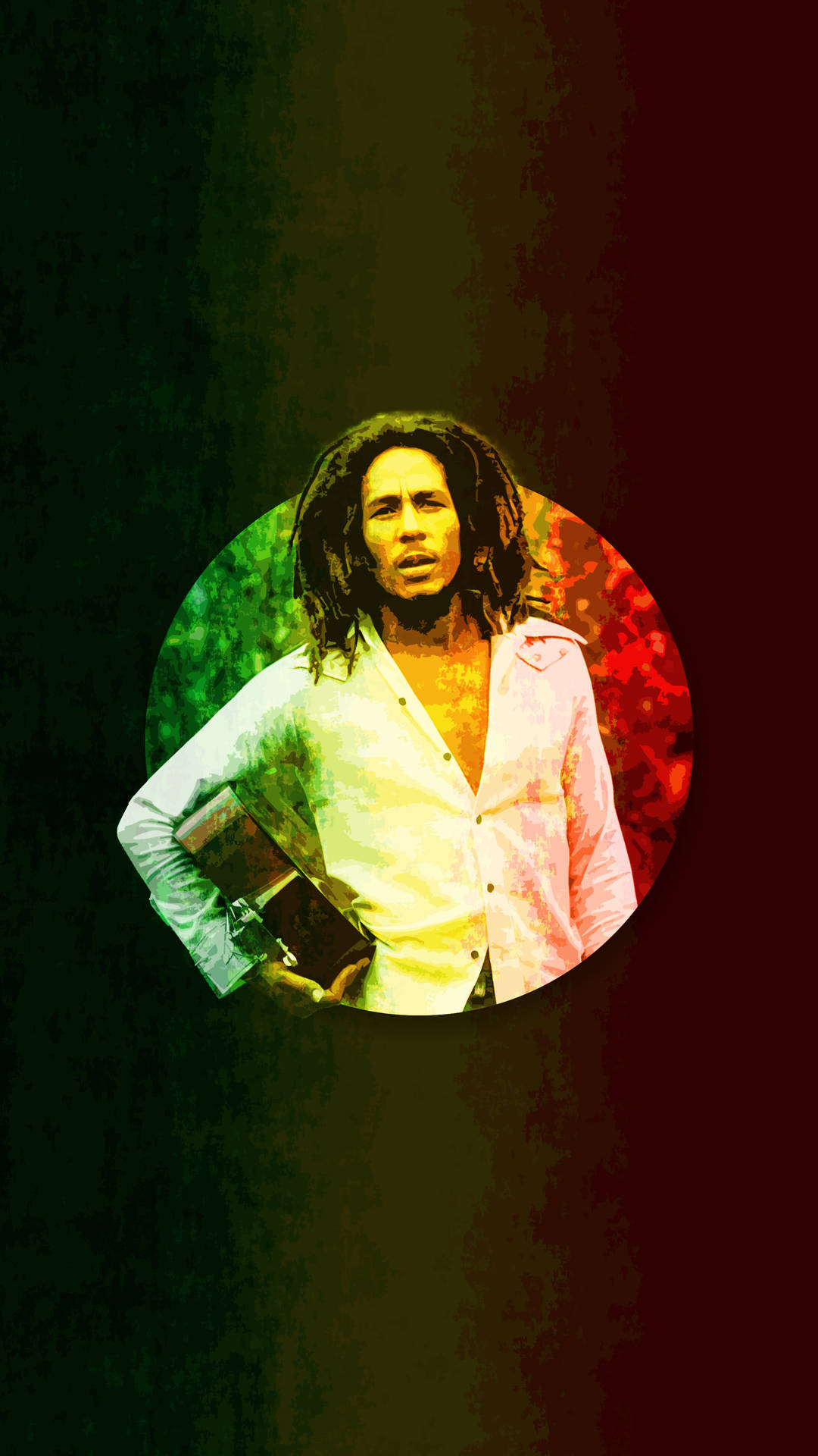 Bob Marley Reggae Flag Colors Wallpaper