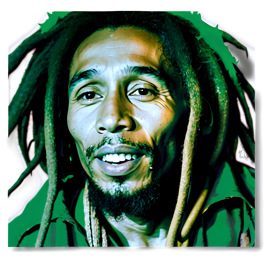 Download Bob Marley Smiling Png Dsh | Wallpapers.com