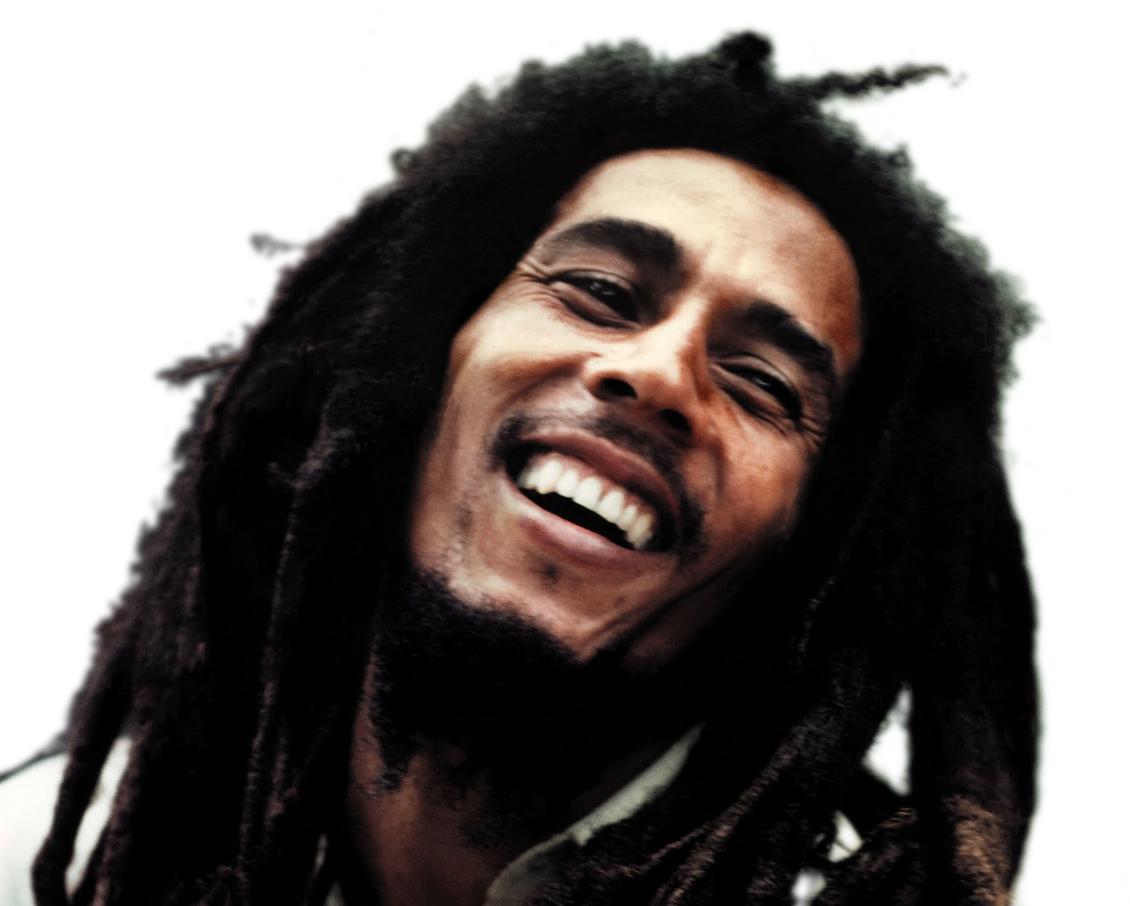 Bob Marley Smiling Portrait PNG