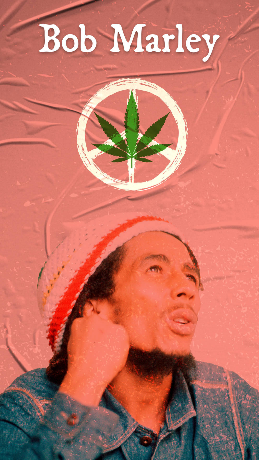 Bob Marley Wearing A Beanie Wallpaper