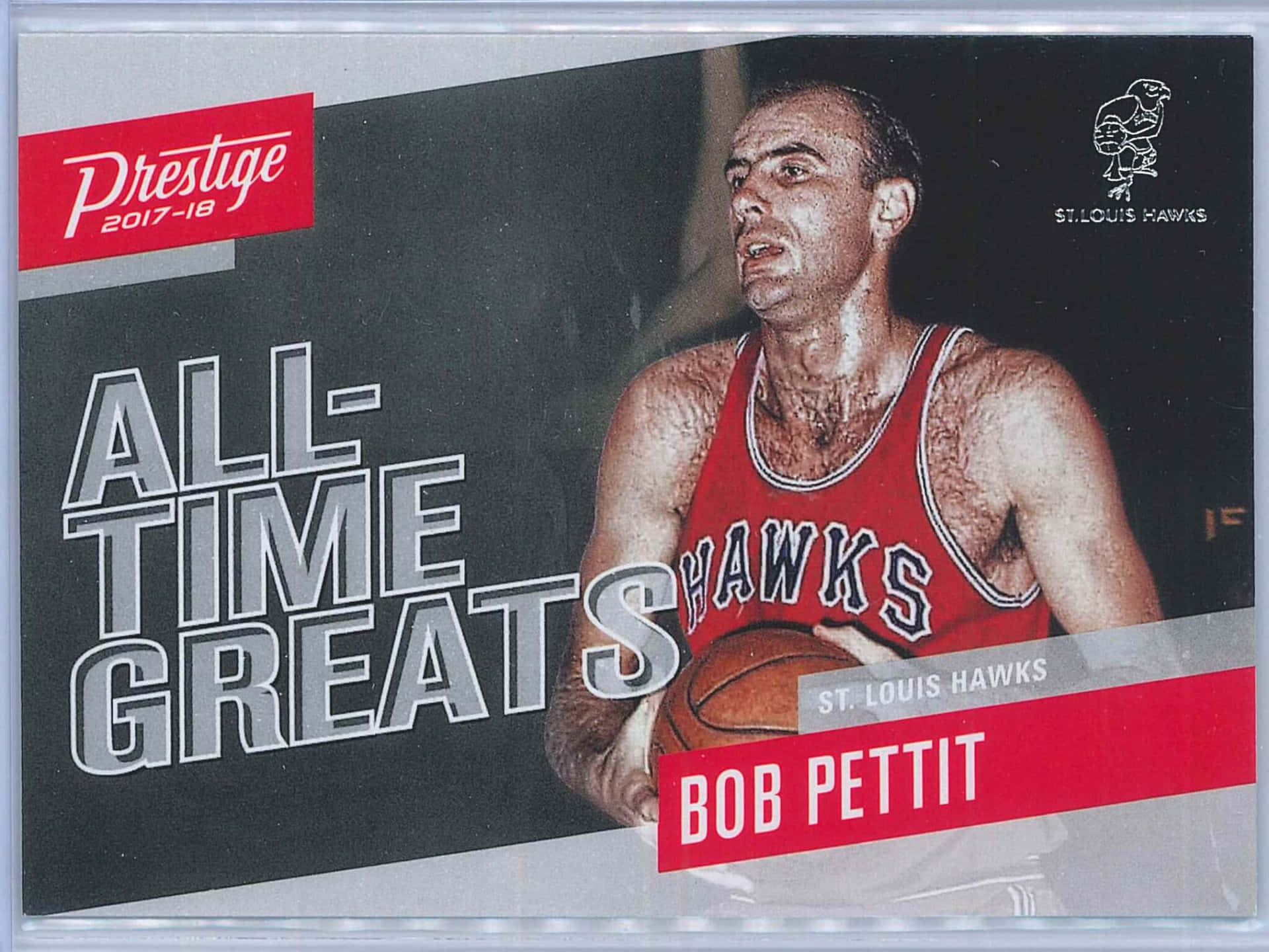 Bob Pettit Panini Prestige-Kort #183 Kongernes Erindringer Wallpaper