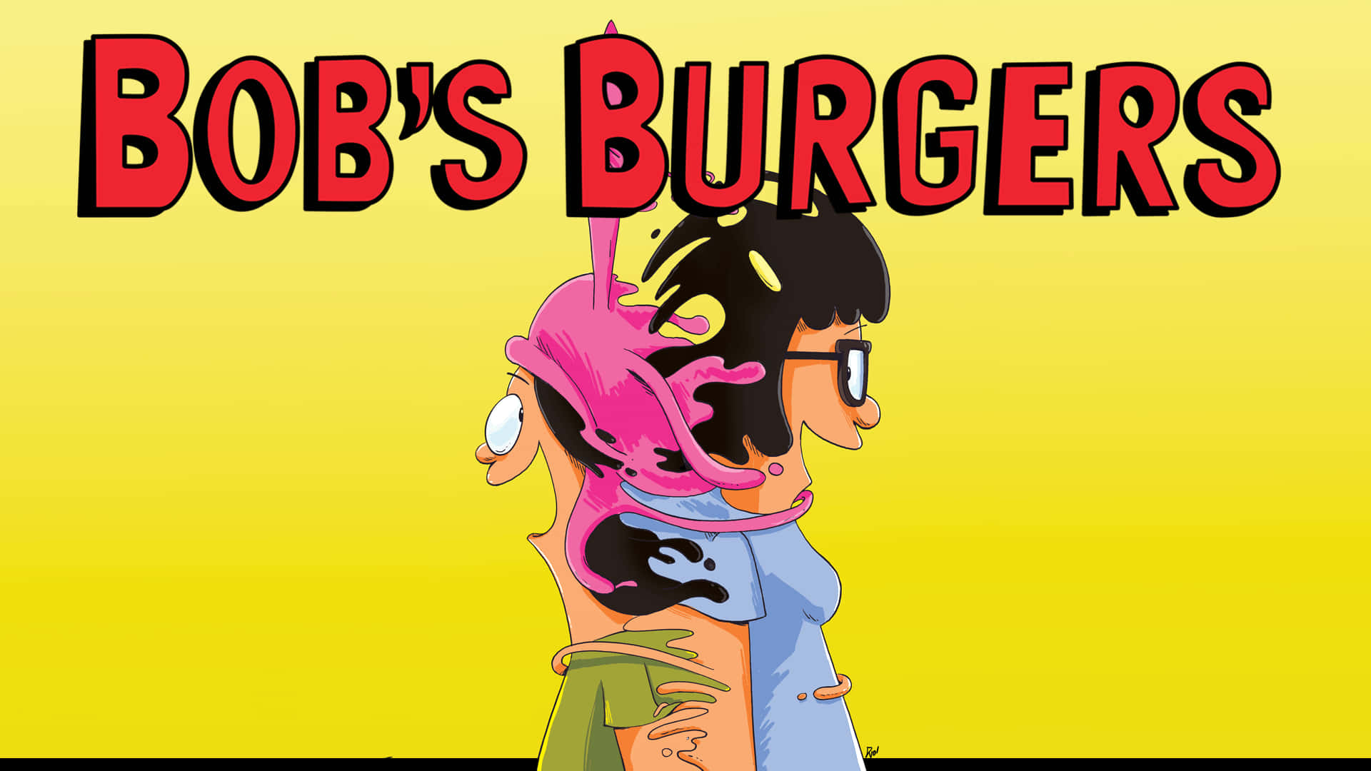 Fondode Pantalla De Louise Y Tina Derritiendo Bob's Burgers