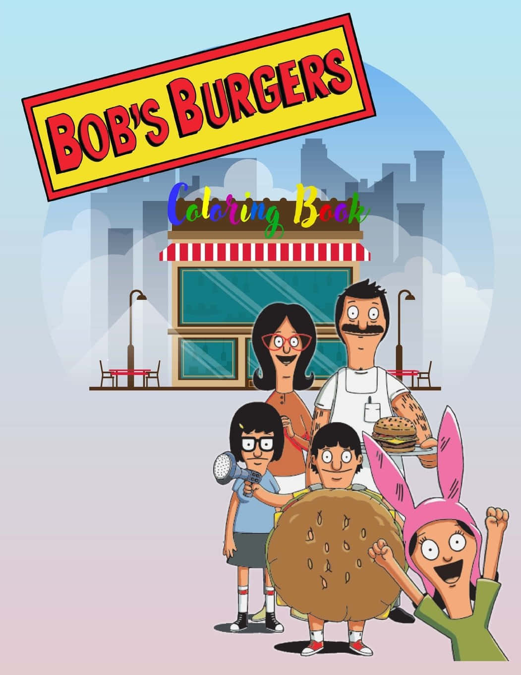 Fondode Pantalla Del Libro De Colorear De Bob's Burgers