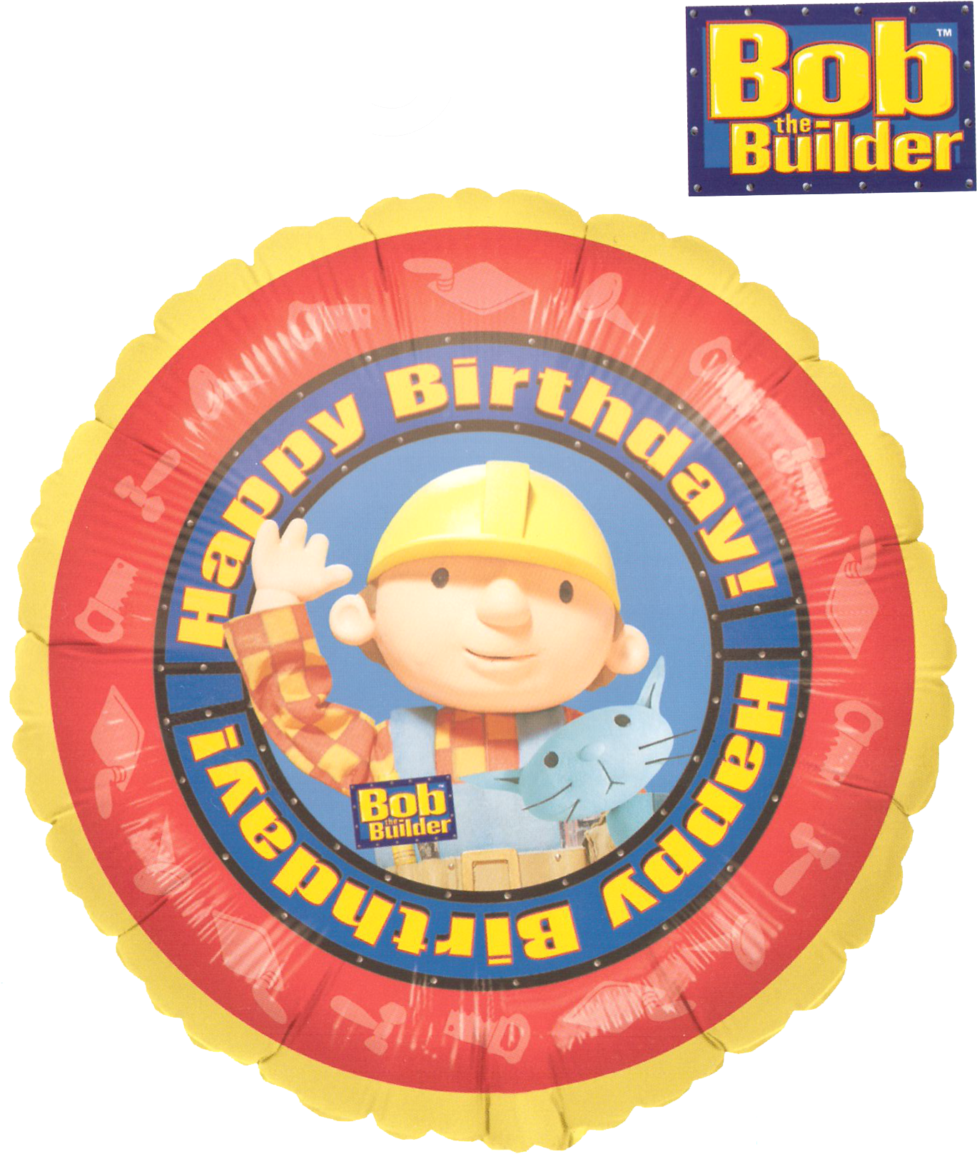 Bob The Builder Birthday Balloon PNG