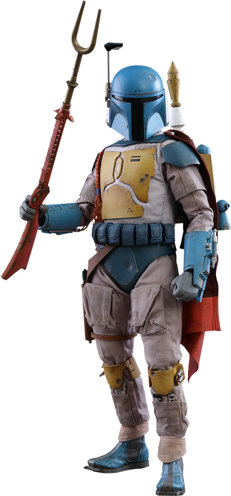 Boba Fett Cosplaywith Weapon PNG