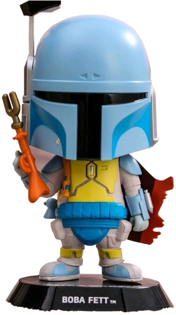 Boba Fett Figurine Collectible PNG