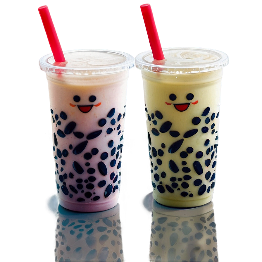 Boba Tea And Friends Png Mgd PNG