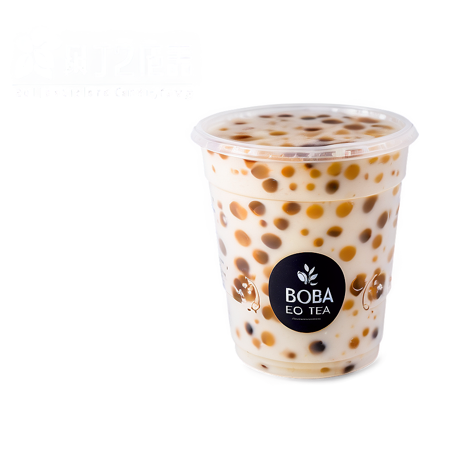 Boba Tea Eco-friendly Packaging Png 05242024 PNG