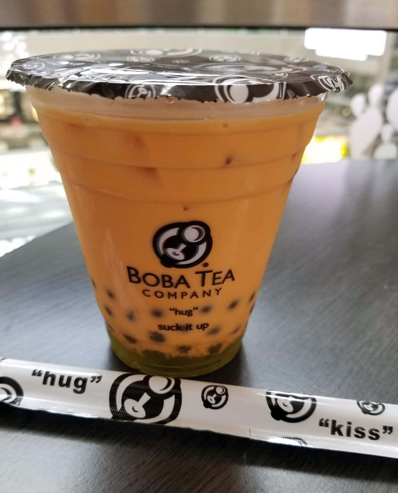 ¡disfrutade Un Delicioso Y Refrescante Té De Boba!