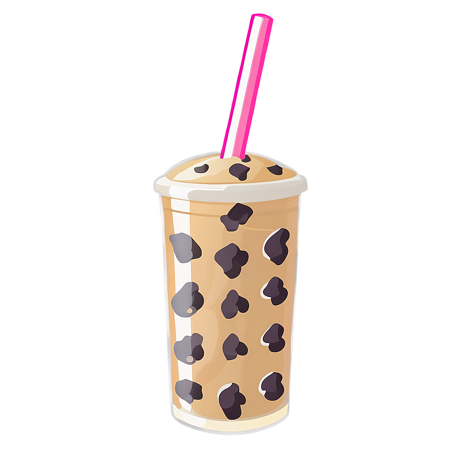 Boba Tea With Cookies Png 45 PNG