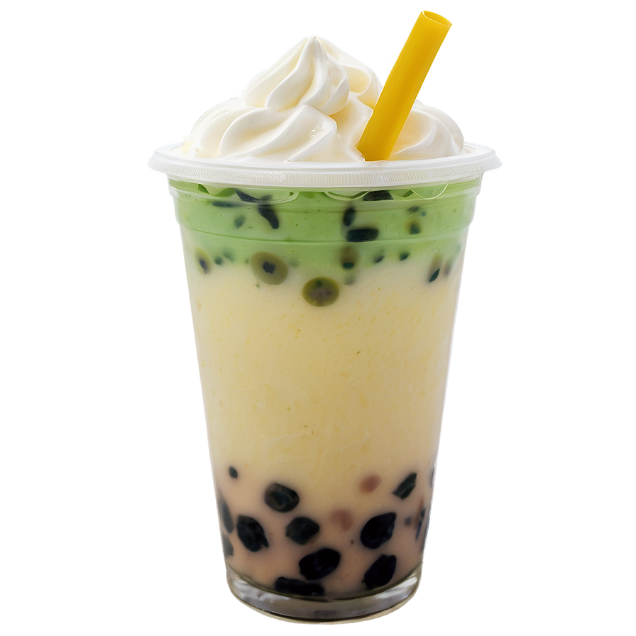 Boba Tea With Cream Cheese Png Ujr PNG