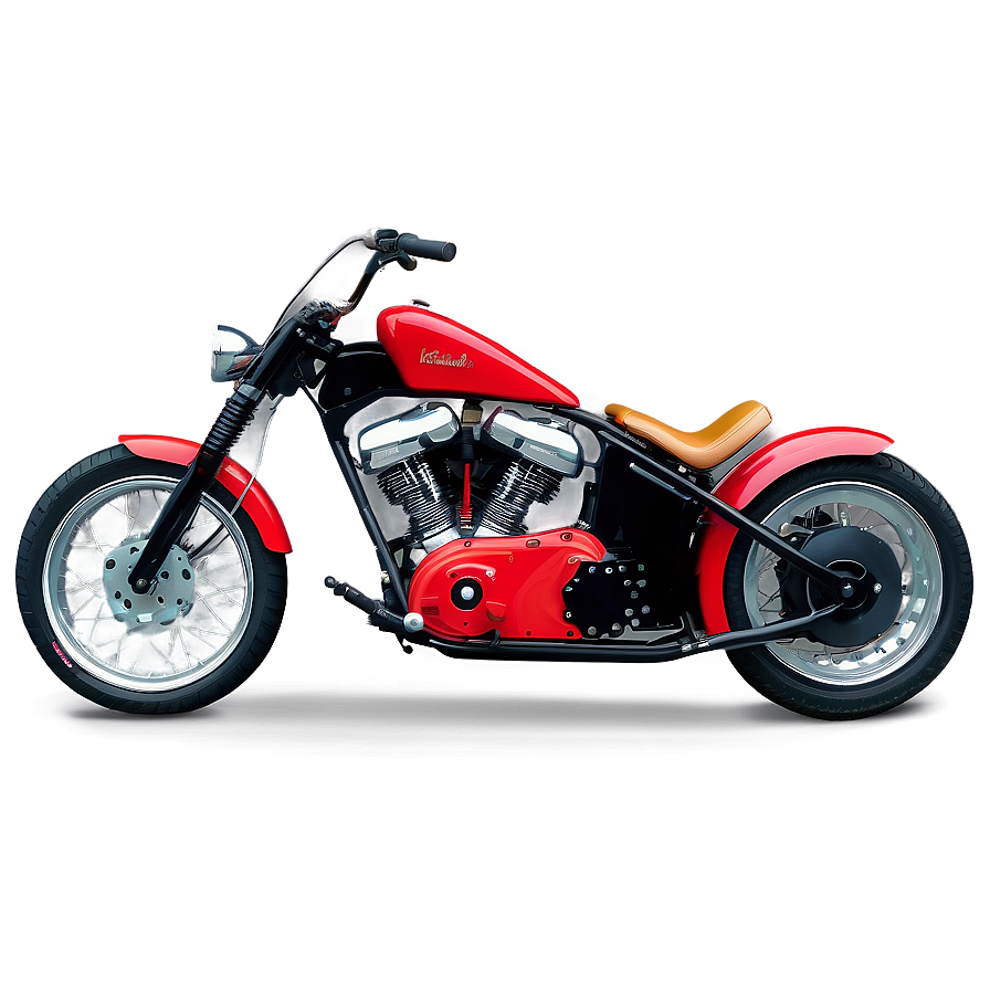 Bobber Motorcycle Png 05212024 PNG