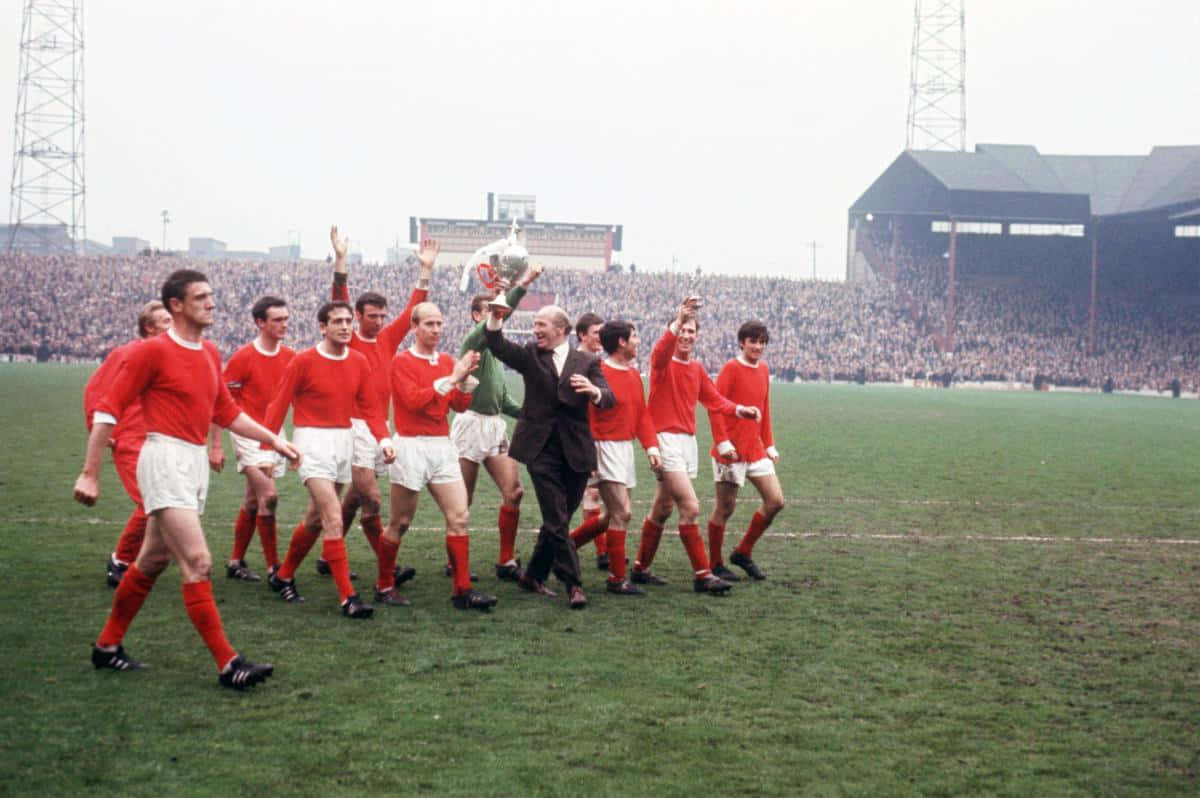 Bobby Charlton 1967 1968 Europæiske Cup Guld Medlem Wallpaper Wallpaper