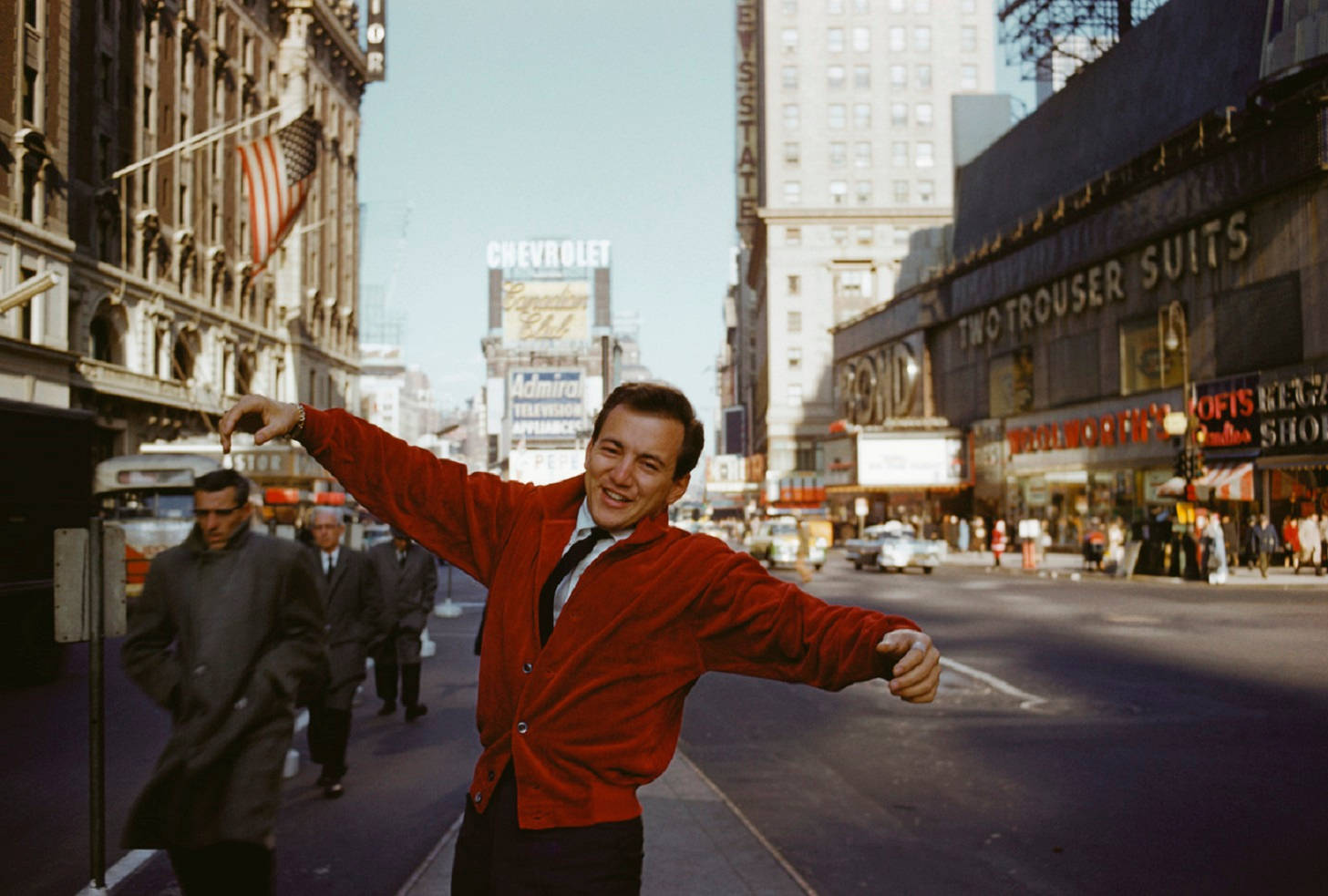Bobby Darin I 1960 New York Fotografi Tapet Wallpaper