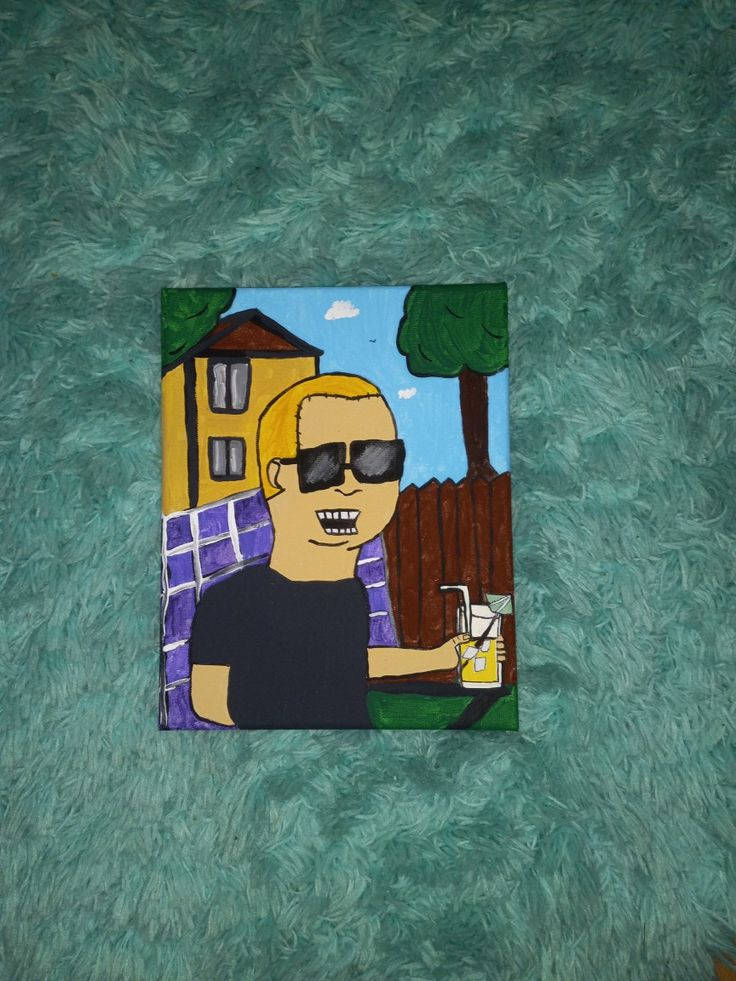 Bobby Hill Cool Painting Wallpaper