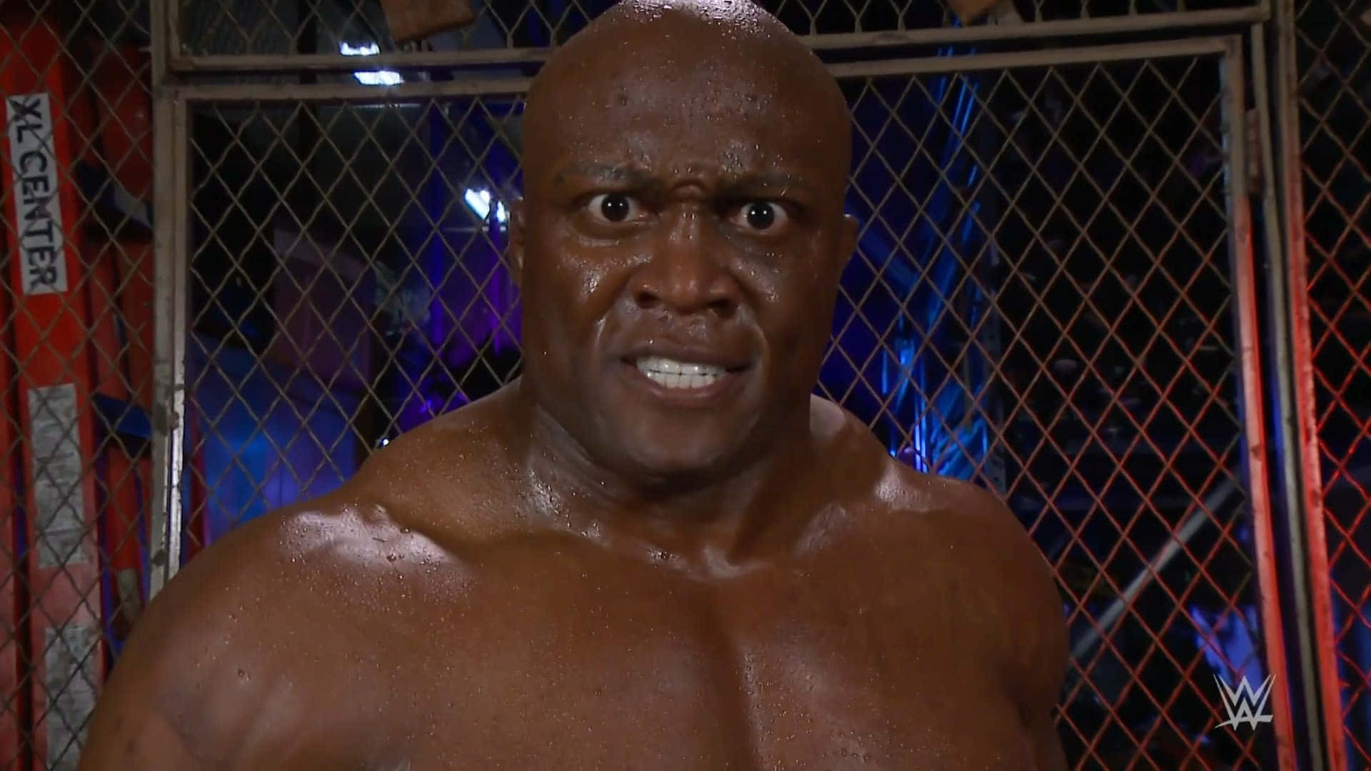 Bobby Lashley With Terrifying Expression Wallpaper