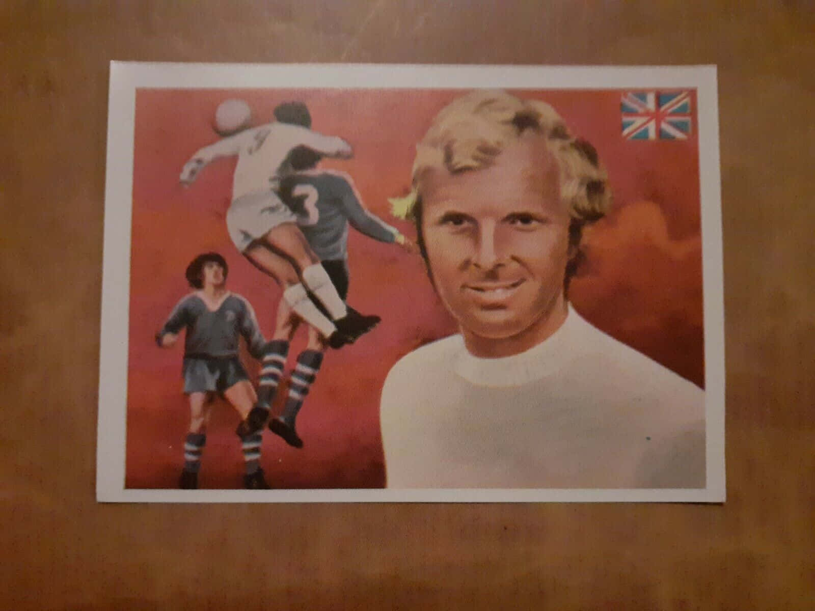 Bobby Moore malet plakat Wallpaper