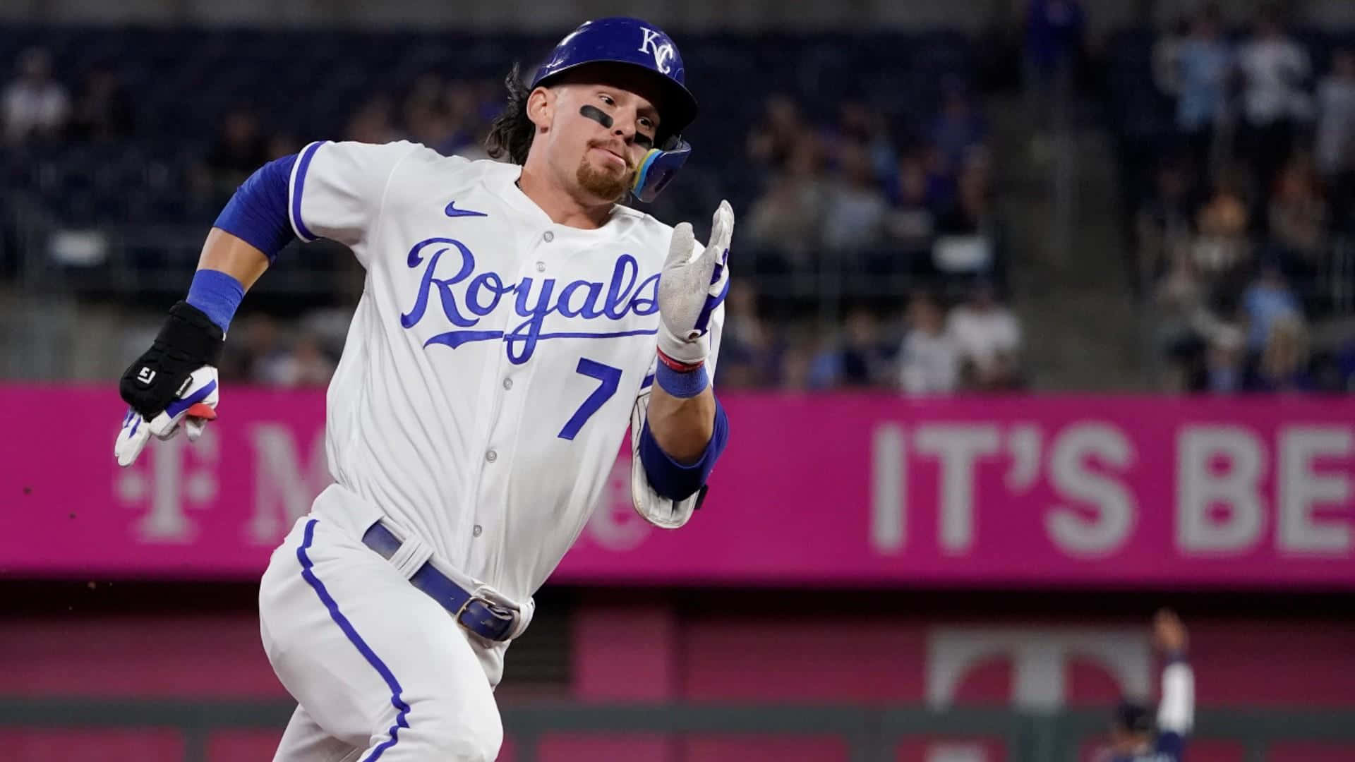 Bobby Witt Jr Toimintakuva Kansas City Royals Taustakuva