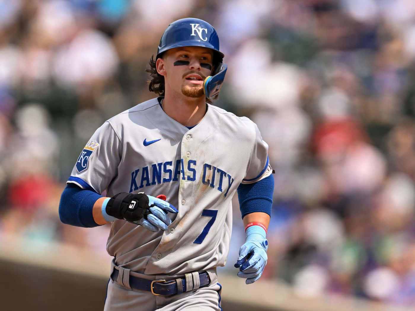 Bobby Witt Jr Kansas City Royals Toimintakuva Taustakuva