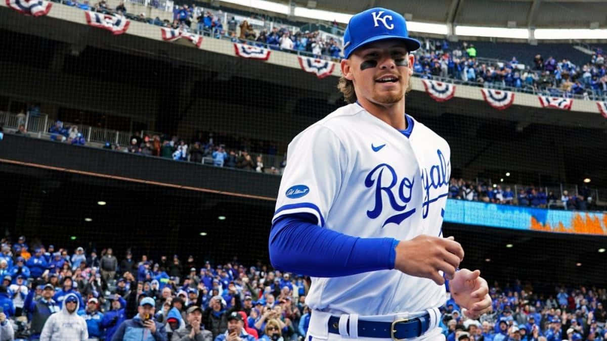 Bobby Witt Jr Kansas City Royals Wedstrijd Dag Achtergrond