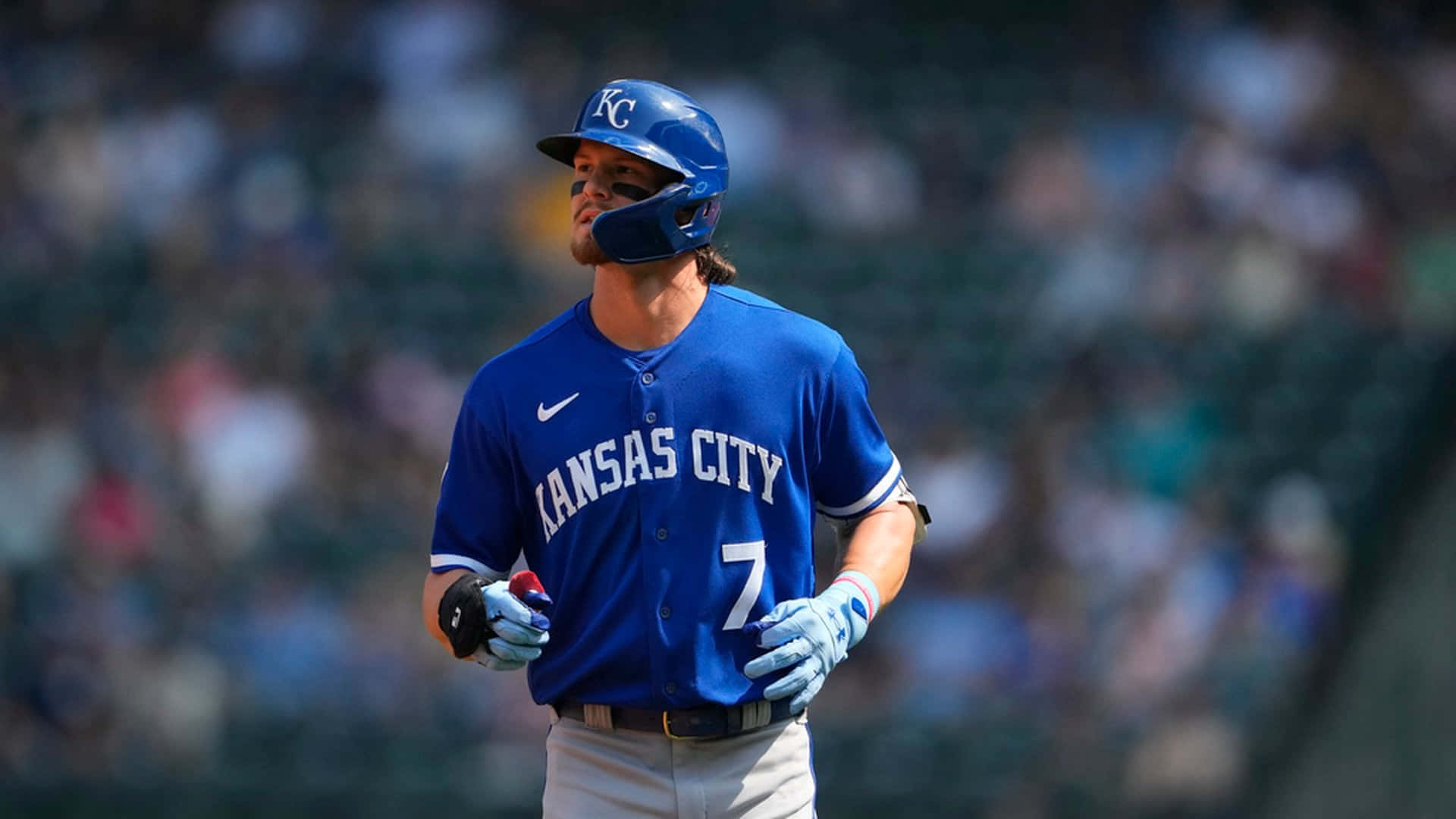 Bobby Witt Jr. Kansas City Royals Wedstrijd Achtergrond