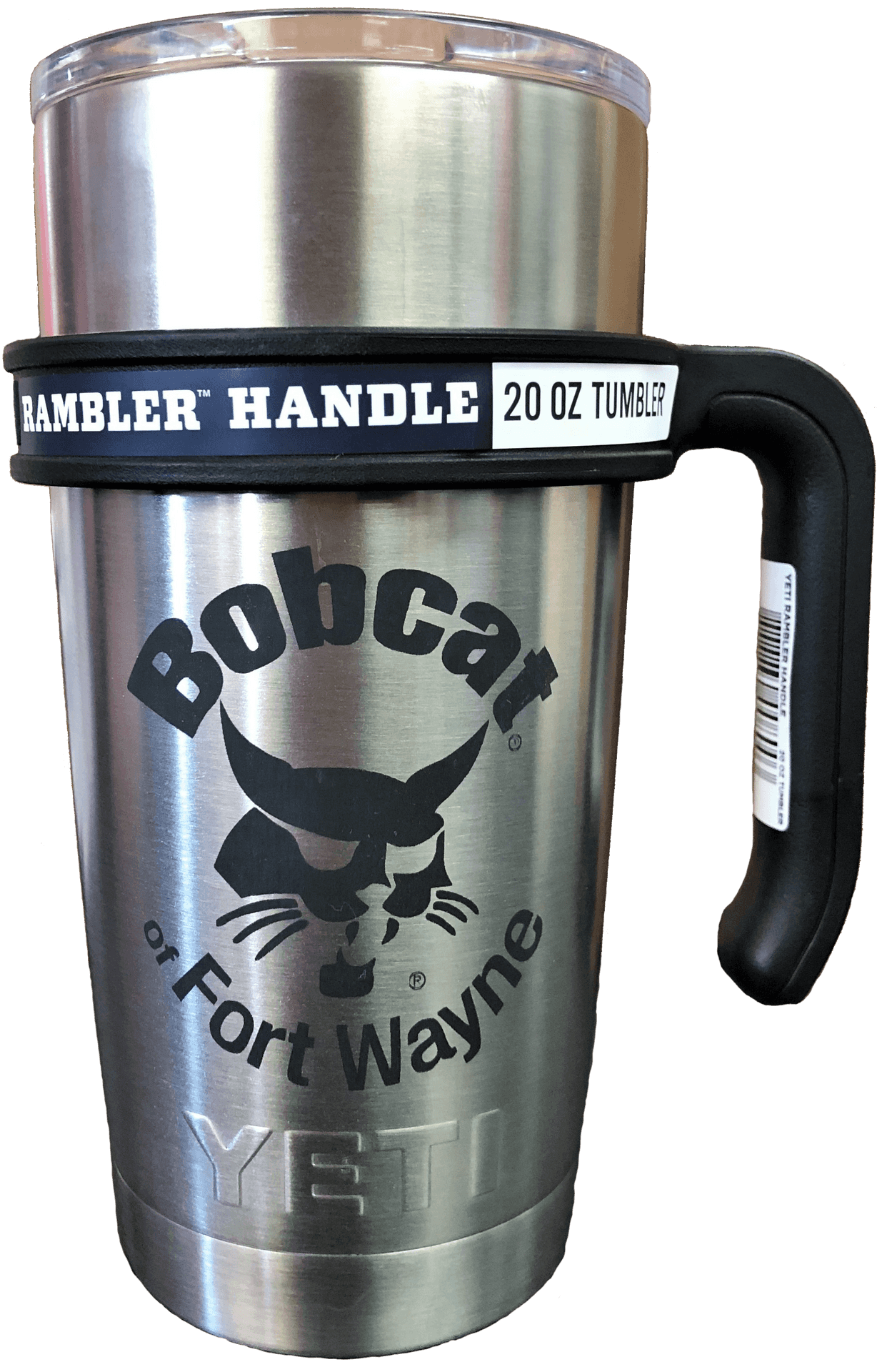 Bobcat Branded Y E T I Tumblerwith Handle PNG