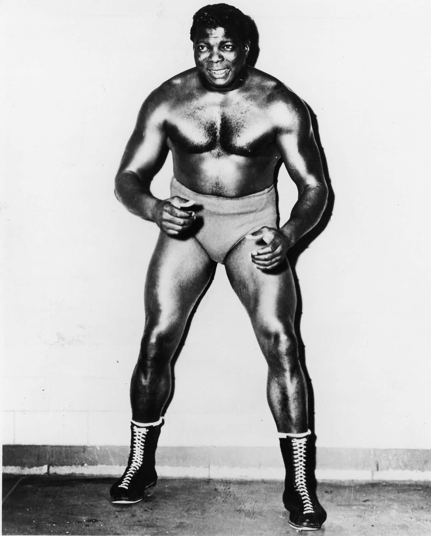 Bobo Brazil afroamerikansk wrestlinglegende tapet. Wallpaper